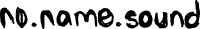no.name logo black
